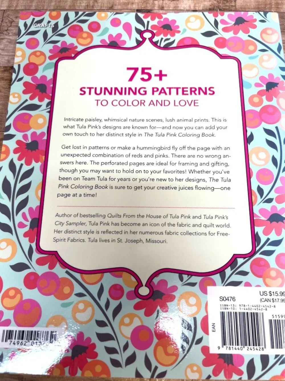 The Tula Pink Coloring Book With 75+ Signature Designs In Fanciful Patterns